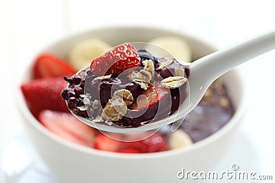 Acai bowl Stock Photo